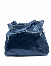 Load image into Gallery viewer, SALVATORE FERRAGAMO Black Patent Leather Solid Handbag

