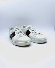 Load image into Gallery viewer, GUCCI Size 10 White Leather Sneakers
