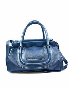 CHLOE Black Leather Solid Handbag
