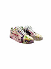 Load image into Gallery viewer, CHRISTIAN LOUBOUTIN Size 11 Pink &amp; White Leather Sneakers

