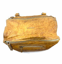 Load image into Gallery viewer, GIVENCHY Caramel Leather Crinkled Handbag
