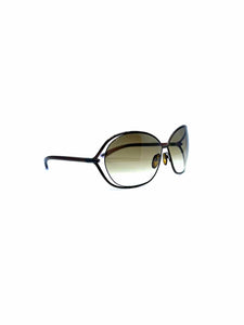 TOM FORD Brown Square Solid Sunglasses