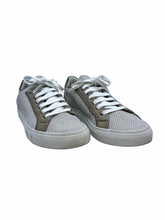 Load image into Gallery viewer, BRUNELLO CUCINELLI Size 8.5 Silver, Grey FlyKnit Shimmery Sneakers
