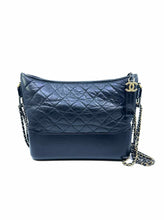 Load image into Gallery viewer, CHANEL Gabrielle Hobo Medium Black Lambskin Lace Quilted Handbag
