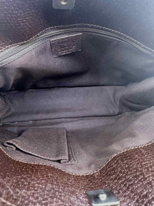 GUCCI Brown Canvas Monogram Handbag