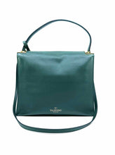 Load image into Gallery viewer, VALENTINO Forest Green Leather Handbag
