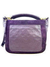Load image into Gallery viewer, LOUIS VUITTON Audacieuse PM Eggplant Leather Suede Monogram Handbag
