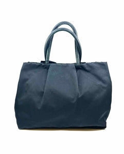 PRADA Black Nylon Solid Handbag
