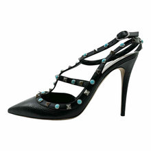 Load image into Gallery viewer, VALENTINO Size 11 Black Pumps
