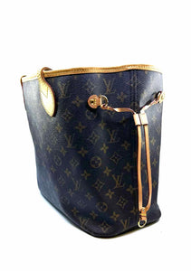 LOUIS VUITTON NEVERFULL MM Brown Coated canvas Monogram Handbag
