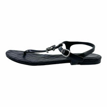 Load image into Gallery viewer, CHANEL Patent Leather Quilted Sandals | 7.5
