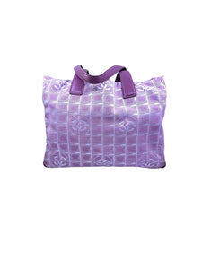 CHANEL Pink Nylon Handbag