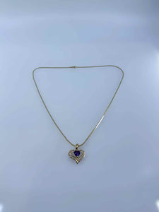 Fine Jewelry Purple Necklace