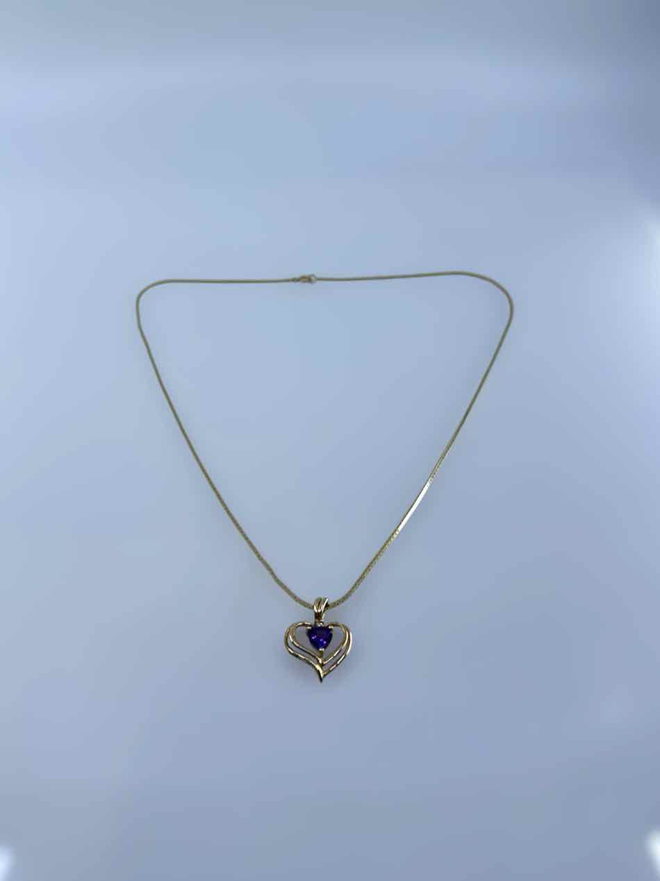 Fine Jewelry Purple Necklace