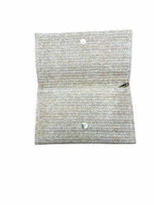DIOR Beige Raffia Clutch