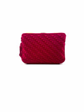 Load image into Gallery viewer, JUDITH LEIBER Fuchsia Silk Handbag
