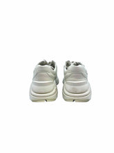 Load image into Gallery viewer, GUCCI Rhyton Logo Sneaker Size 5 Cream Leather Solid Sneakers
