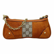 Load image into Gallery viewer, GUCCI Suede Canvas Handbag
