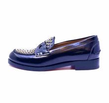 Load image into Gallery viewer, CHRISTIAN LOUBOUTIN Size 11 Black Men's Loafers
