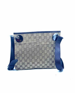 GUCCI Brown Canvas Monogram Handbag