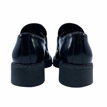 Load image into Gallery viewer, PRADA Black Leather Solid Loafers | 6
