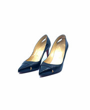 Load image into Gallery viewer, CHRISTIAN LOUBOUTIN Size 9 Black Leather Pumps
