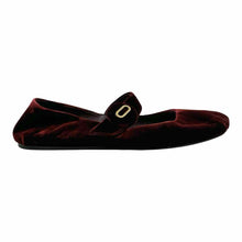 Load image into Gallery viewer, PRADA Mary Jane Velvet Flats | 7.5
