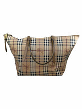 Load image into Gallery viewer, BURBERRY Beige Nova Check Tote
