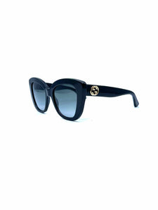 GUCCI Black Square Solid Sunglasses