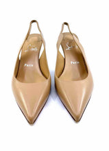 Load image into Gallery viewer, CHRISTIAN LOUBOUTIN Size 9 Nude Sling back
