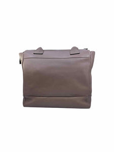 BRUNELLO CUCINELLI Taupe Leather Solid Handbag