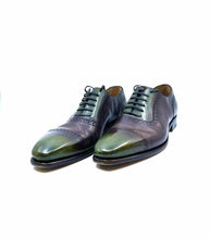 Load image into Gallery viewer, PAUL STUART Size 9 Brown, Green Men&#39;s Oxfords
