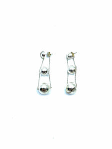 TIFFANY & CO Silver Pierced Earrings