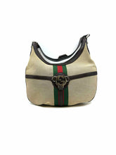 Load image into Gallery viewer, GUCCI Shelly Beige, Brown Canvas Leather Solid Handbag
