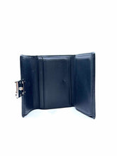 Load image into Gallery viewer, MCM Black, Cream Canvas Monogram Wallet
