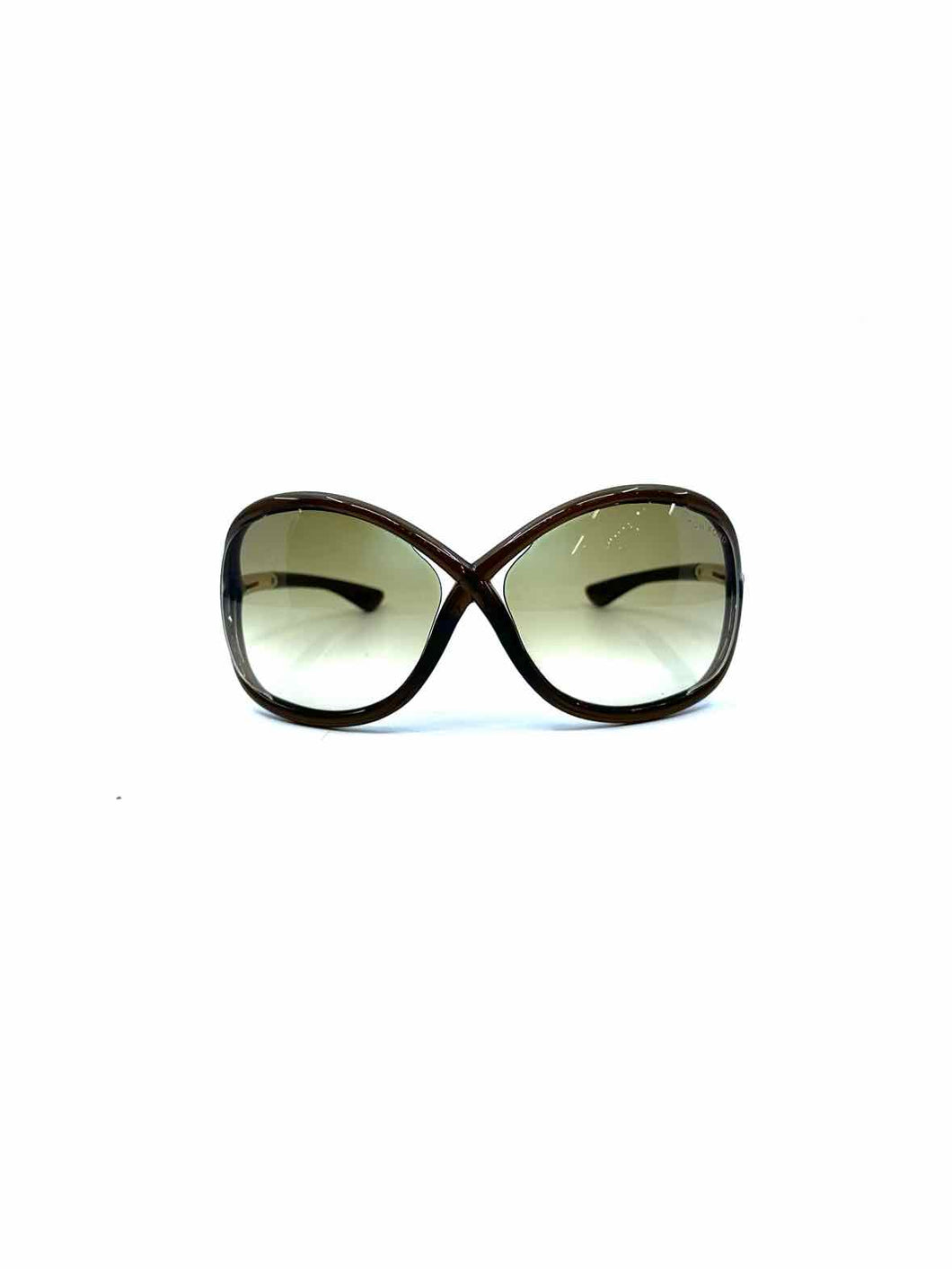 TOM FORD Brown Square Solid Sunglasses