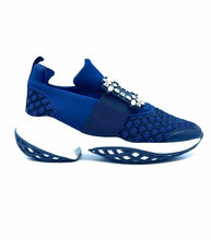 Load image into Gallery viewer, ROGER VIVIER Size 9.5 Navy, black Sneakers

