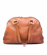 Load image into Gallery viewer, YVES SAINT LAURENT Tribute Camel Leather Solid Handbag
