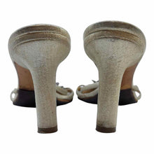 Load image into Gallery viewer, CHANEL Metallic Sandals | 7.5
