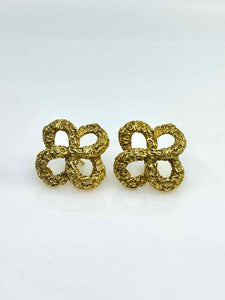 CHANEL Gold Clip Earrings