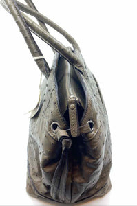 BRUNELLO CUCINELLI Taupe Leather Handbag