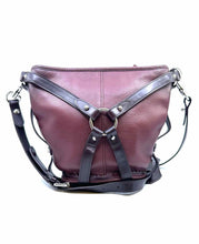 Load image into Gallery viewer, ALEXANDER MCQUEEN Maroon Leather Solid Handbag
