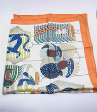 Load image into Gallery viewer, HERMES Multi-Color Square Scarf
