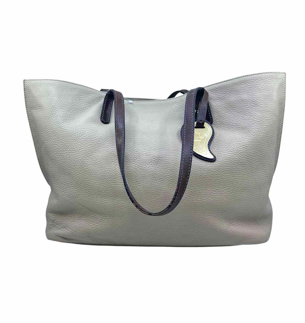 ETRO Tote Beige Leather Solid Handbag