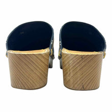Load image into Gallery viewer, LOUIS VUITTON Size 8 Blue, white Canvas Monogram Clogs
