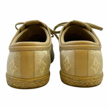 Load image into Gallery viewer, LOUIS VUITTON Size 6 Beige, White Monogram Sneakers
