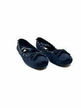 Load image into Gallery viewer, VALENTINO Size 11 Black Satin Solid Flats
