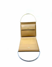 Load image into Gallery viewer, CARTIER Mini Trinity Camel Leather Solid Evening Bag
