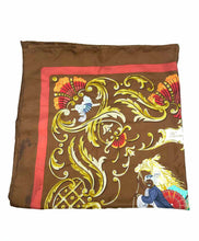 Load image into Gallery viewer, HERMES Brown Square Scarf
