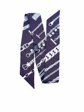 Load image into Gallery viewer, HERMES Brown, White Scarf
